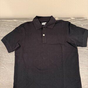 CLASSIC LAND'S END SHORT SLEEVE MESH BOYS POLO SHIRT SIZE 6-7